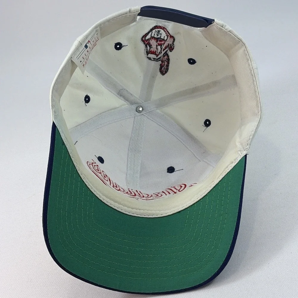 Vintage Cleveland Indians Hat Cap Snap Back Chief Wahoo Drew Pearson Twill 90's